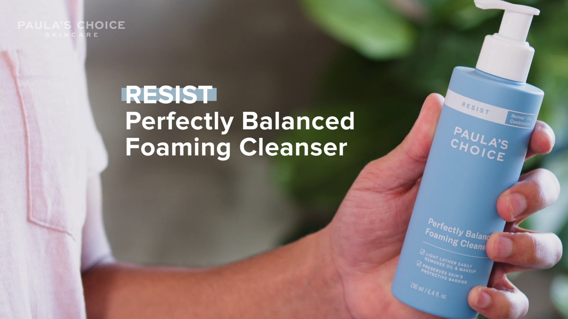 Resist Perfectly Balanced Foaming Cleanser Paulas Choice Sephora